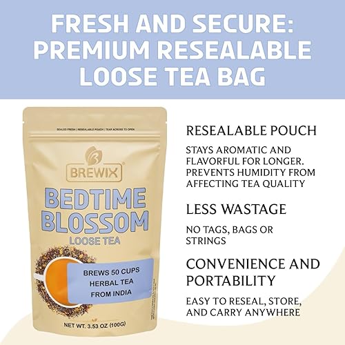 Miniatura 100 de BREWIX, Discover India Caja de regalo de Navidad de té negro prémium (6.34 oz/más de 90 tazas) Juegos de regalo de té para amantes del té 6 tés