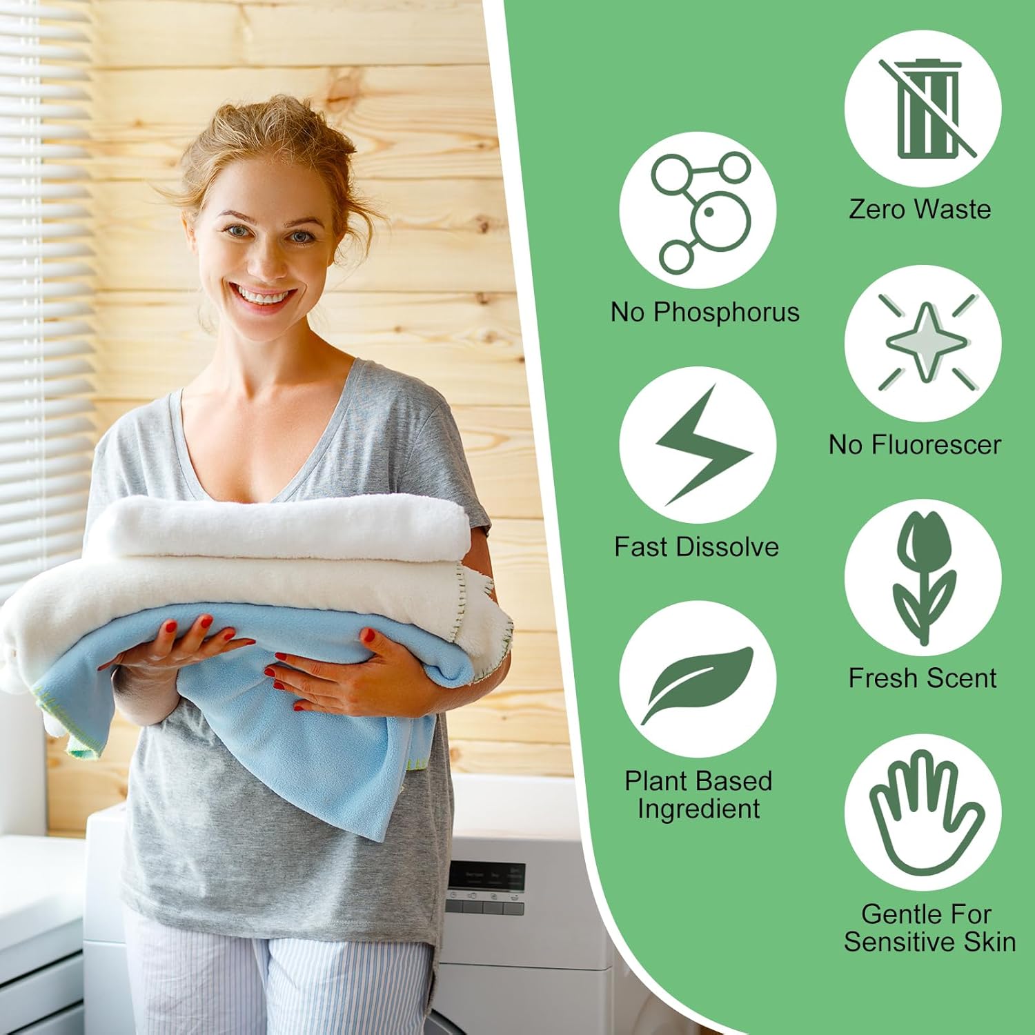 Loopeer 600 Loads Laundry Detergent Sheets Bulk No Leak Laundry Soap Sheets Anti Sensitive Liquidless Laundry Supplies Washing Strips for Home Dorm(Fresh)