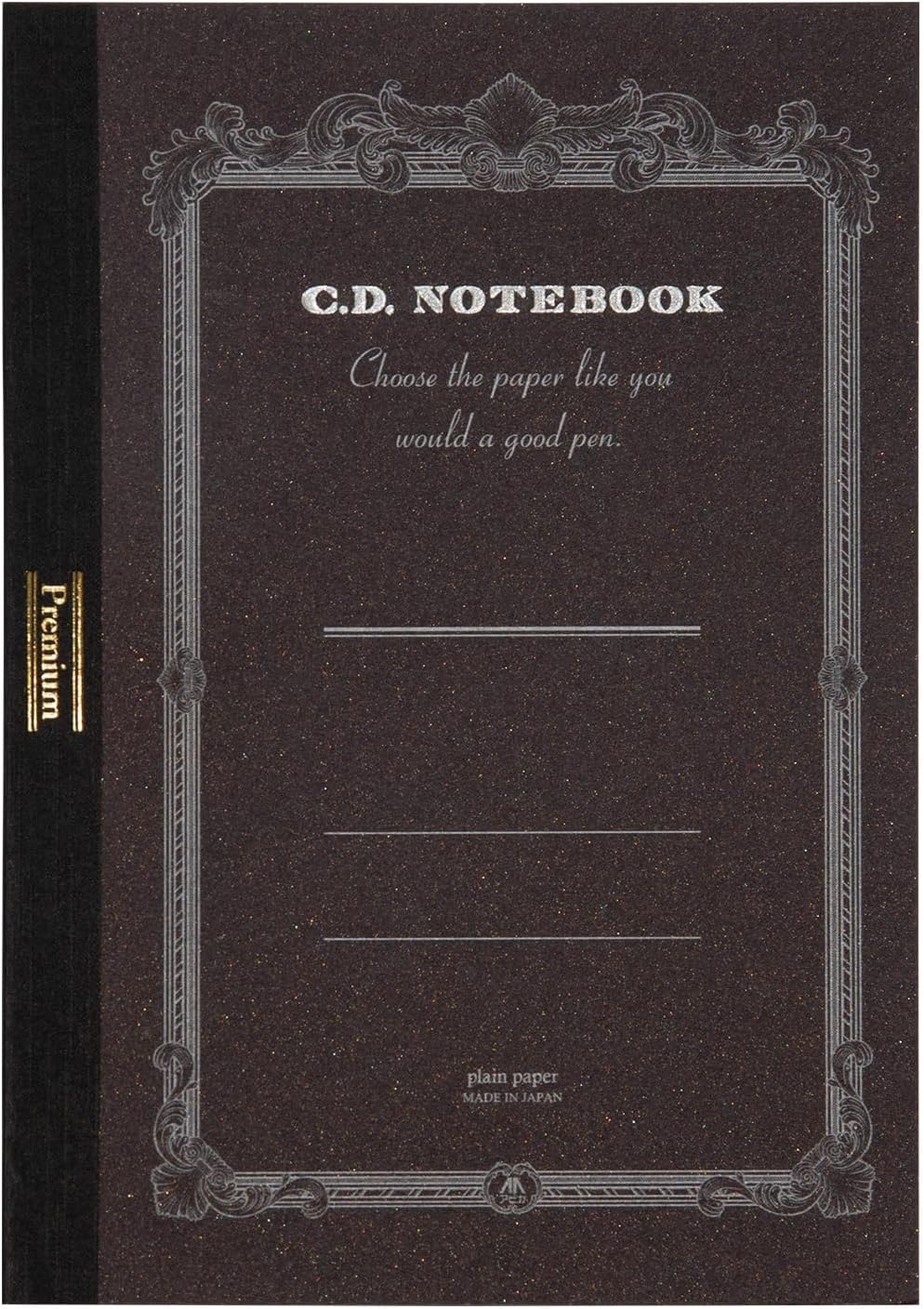 CD NOTE A5 Premium CD Notebook, Blank, Black, CDS90W