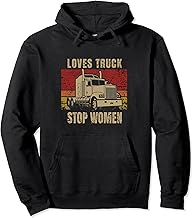 Loves Truck. Stop Women Pullover Hoodie