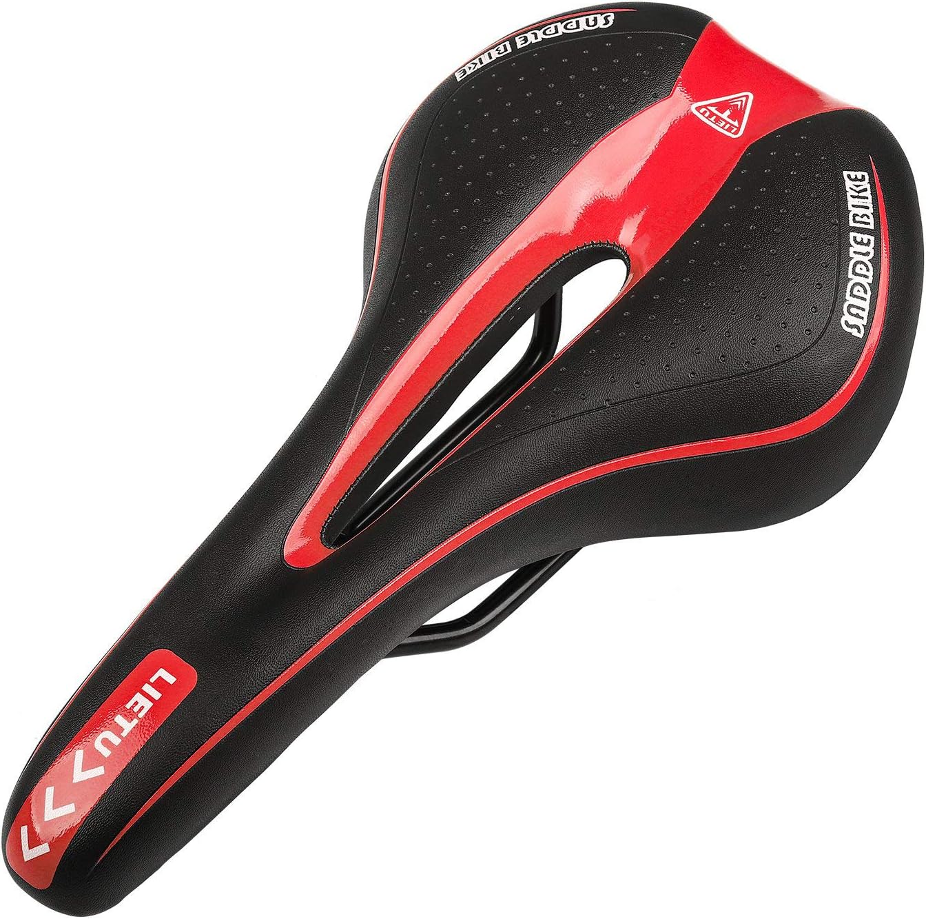 West Biking 0.79lb Mountain Bike Saddle Silica Gel MTB Road Bicycle Seat Black Blue Yellow White Red 27x14.5cm