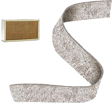 Interam Gasket for Dutchwest Stove 6" Combustor for Vermont Castings 1203533A, Extra Thick High-Temp Wood Stove Expanding Gasket Replacement Part Fits 6" Round x 2" Thick Catalytic Combustor, 20" Long