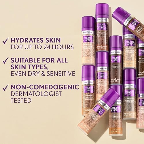 Miniatura 9 de Covergirl Simply Ageless - Base de maquillaje híbrida para el cuidado de la piel, acabado radiante, acabado similar a la piel, fórmula vegana, 1.0