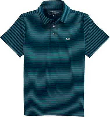 vineyard vines Boys' Bradley Stripe Sankaty Polo (Toddler/Little Boys'/Big Boys')