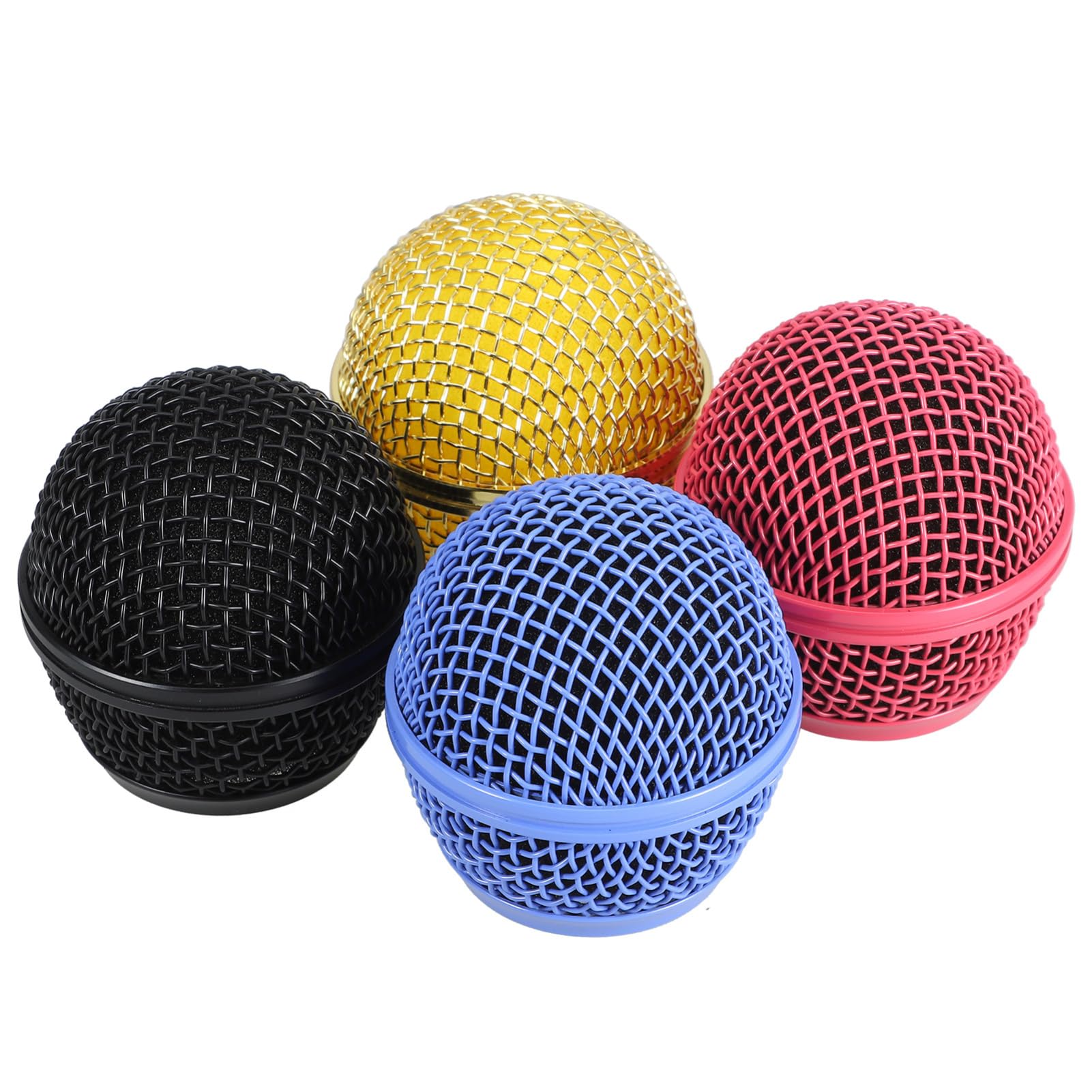 ibasenice 16piezas Reemplazo De Rejilla Para Micrófono Cubierta De De Bola Para Micrófono Accesorios