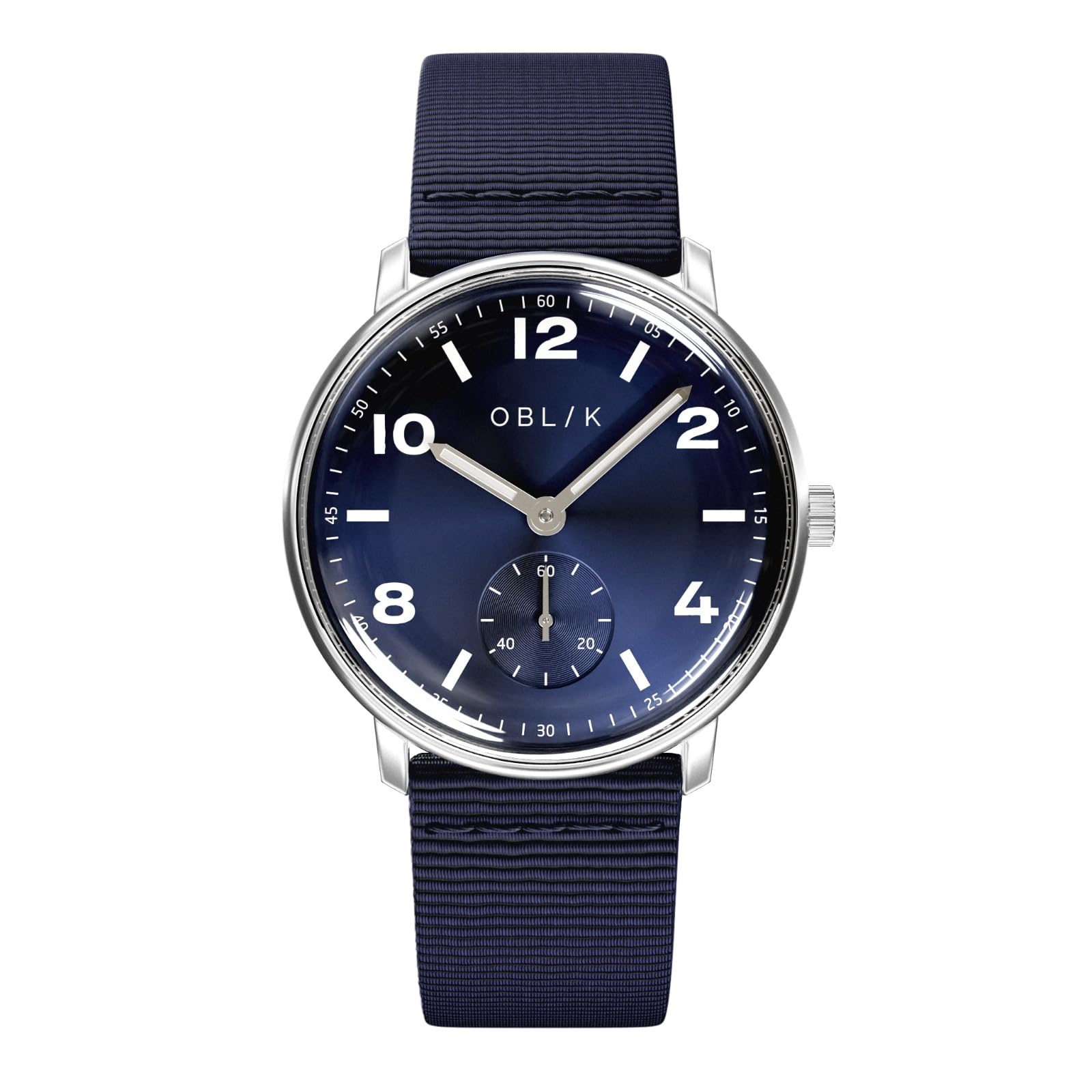 OBLIK Stark Blue | Slim Mens Watch | Japanese Quartz - Subsecond | Stainless Steel Construction | 3ATM Water Resistant | Case Size: 38 mm | Designed in Germany (B0C7RGGZVR) Amazon Price History, Amazon Price Tracker