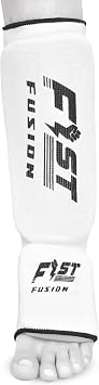 Muay Thai Shin in Step, Kickboxing MMA Boxing Training Elasticated Breathable Leg Foot Guard Socks Pair