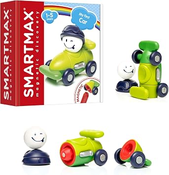 SmartMax My First Car Magnetic STEM Building Toy for Toddlers Ages 15