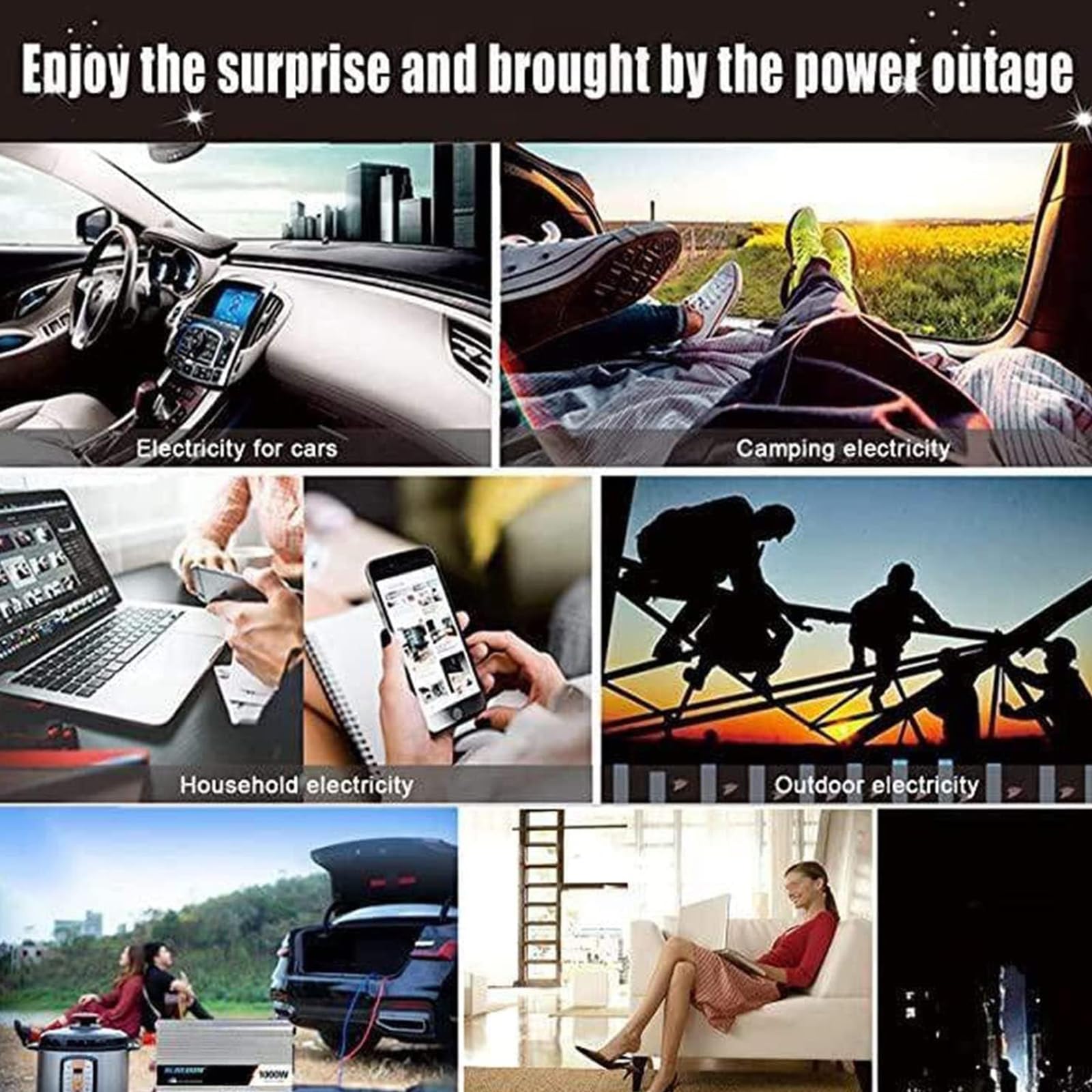 3000 W DC 12 V 24 V 48 V 60 V 72 V do 110 V-120 V/220 V-230 V Przetwornica Czysta Fala Sinusoidalna 1 Gniazda AC z Wyświetlaczem LCD Do Domu, Kempingu, Kampera, Solarnego Poza Siecią,12V to 230V