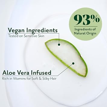 Herbatint Color Safe Shampoo for Color Treated Hair, Aloe Vera, 8.8 oz | Prolongs Vibrant Hair Color - Aloe Vera to Rebalance, Strengthen & Add Shine - No Parabens, Silicones or Gluten