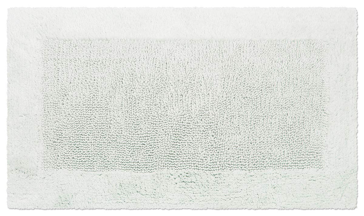 Royal Touch BFCY 100% Certified Egyptian Cotton Bath Rug, 17" X 24", White