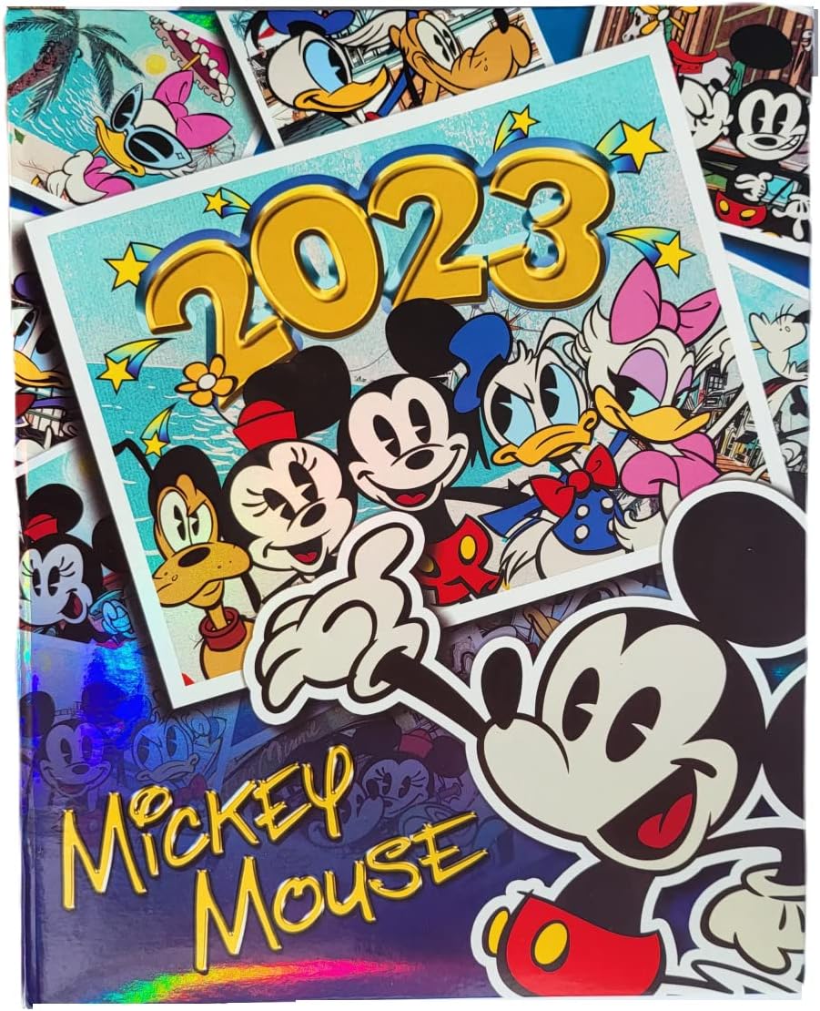 7STARDisney Mickey Mouse Retro 2022 Photo Album 4"X 6" Holds 200 Photos.