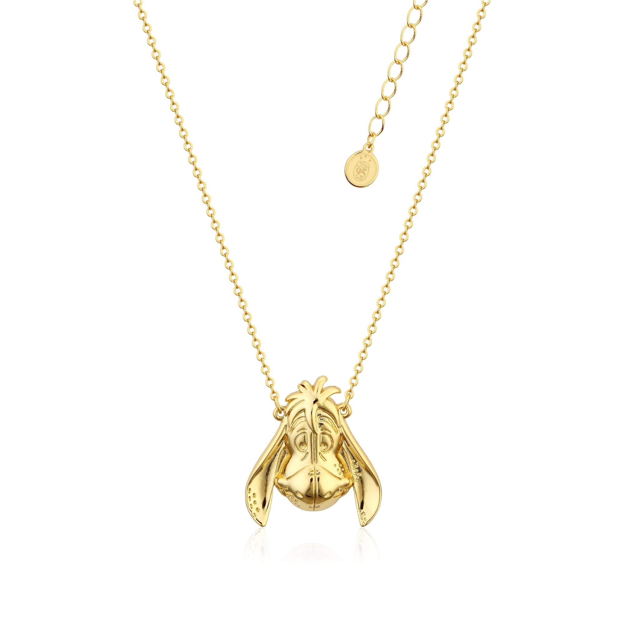 DisneyCouture Kingdom Winnie The Pooh Gold-Plated Eeyore Character Necklace