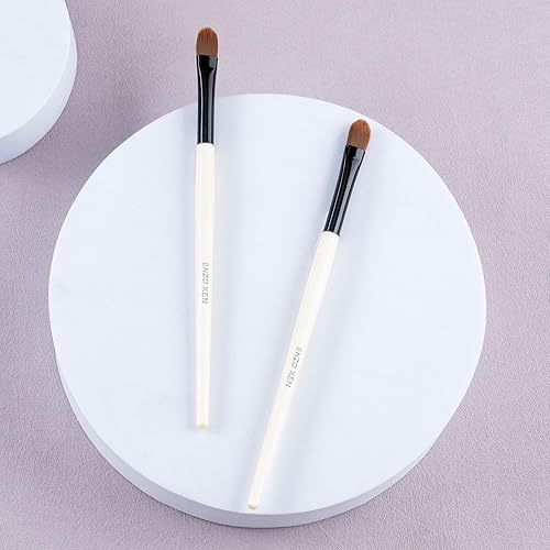 Miniatura 149 de Cepillo plano para cejas, pincel delineador de ojos en ángulo fino y cepillo de pestañas, cepillo de cejas en ángulo fino, cepillo plano para cejas