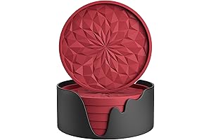 ME.FAN Silicone Coasters: Keep Your Drinks Coasting in Style