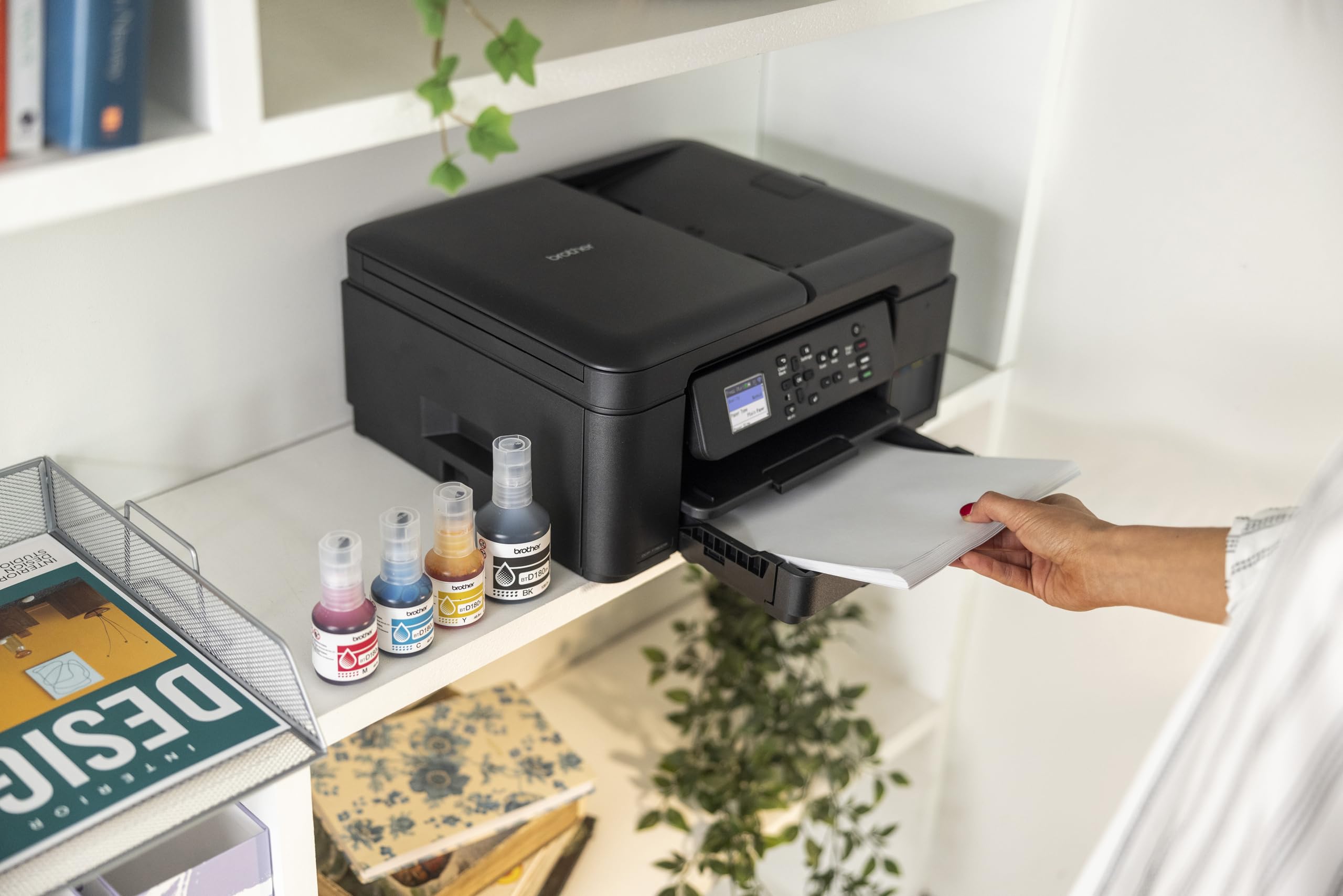 Brother DCPT780DW Multifunzione Inkjet Tank Stampante Duplex WiFi USB 150 Fogli ADF 20 Fogli