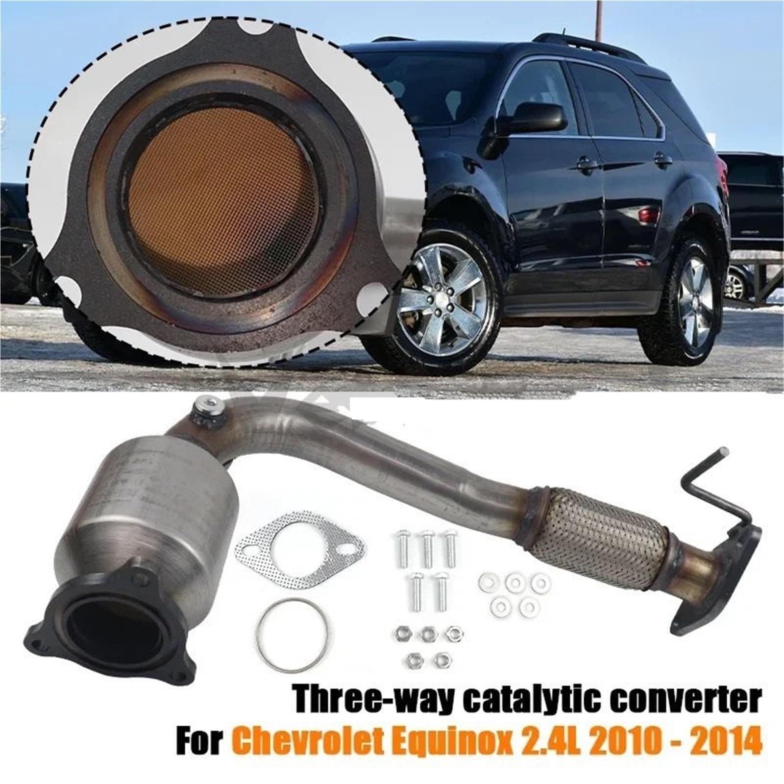 Katalysator Passend für GMC Terrain 2.4L Passend für Chevrolet Equinox 2.4L 2010-2014 Captiva Sport 2.4L 2012-2015