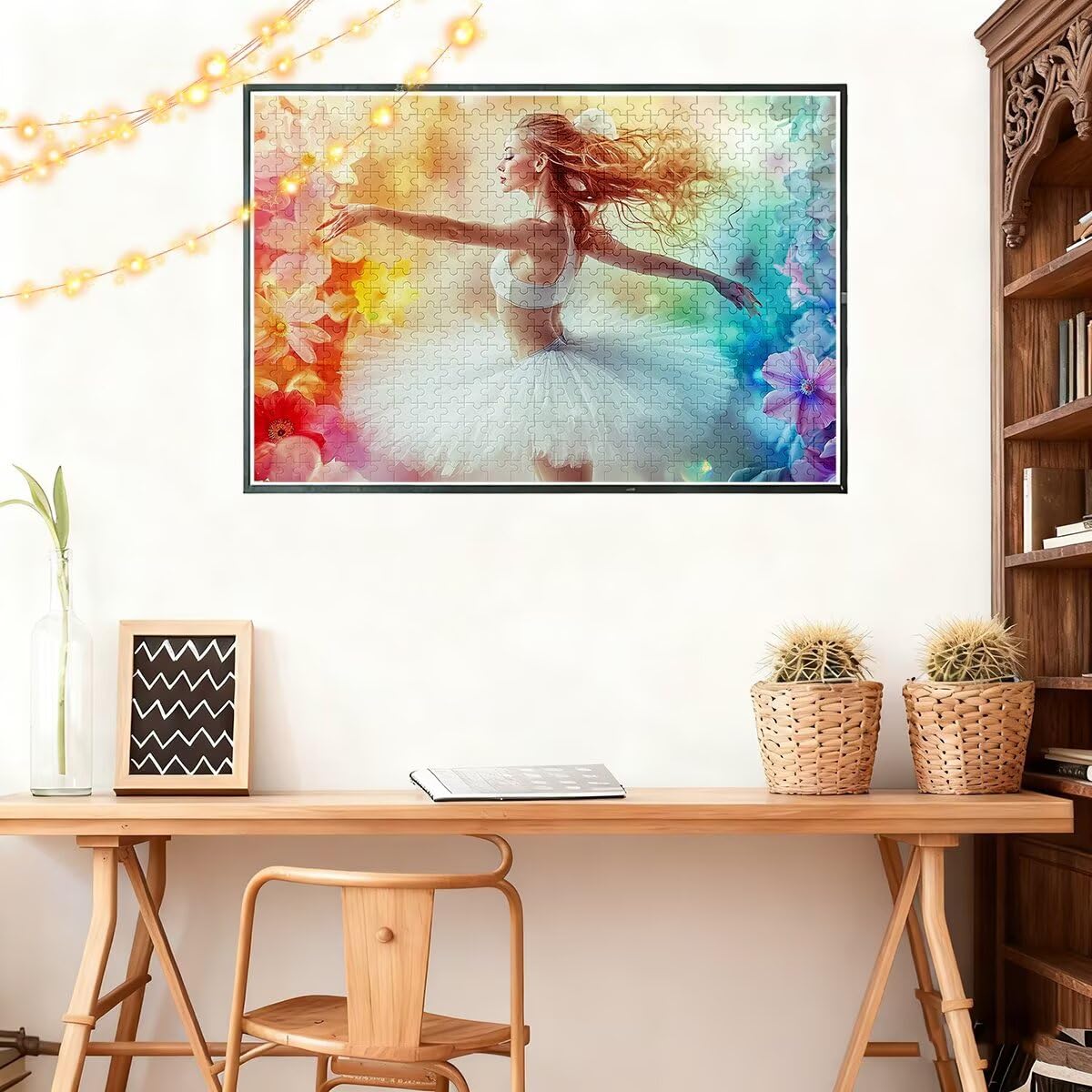Puzzle 3000 sztuk balet DIY Puzzle dla dorosłych 122 x 81 cm Fantazyjne opakowanie wysokiej jakości z dodatkowymi zabawnymi wyzwaniami, kreatywna rozrywka klasyczne zabawne wyzwania na prezent wystrój