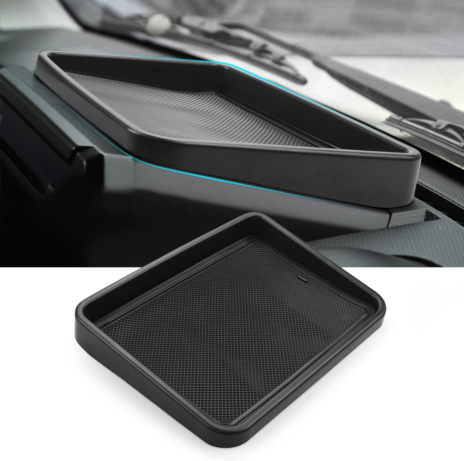 YEE PIN Compatible with Suzuki Jimny Jb64 JB74 2018-2022 2023 2024 Centre Console Glove Box Organiser Storage Box with Non-Slip Mat Car Accessories