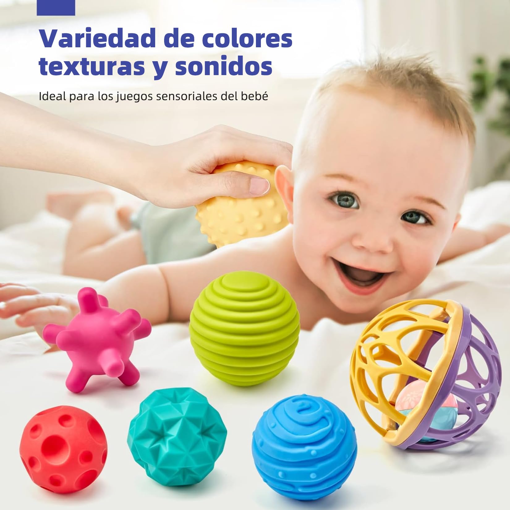 Pelotas Para Bebe Set De Pelotas Sensoriales, Juegos De Pelotas