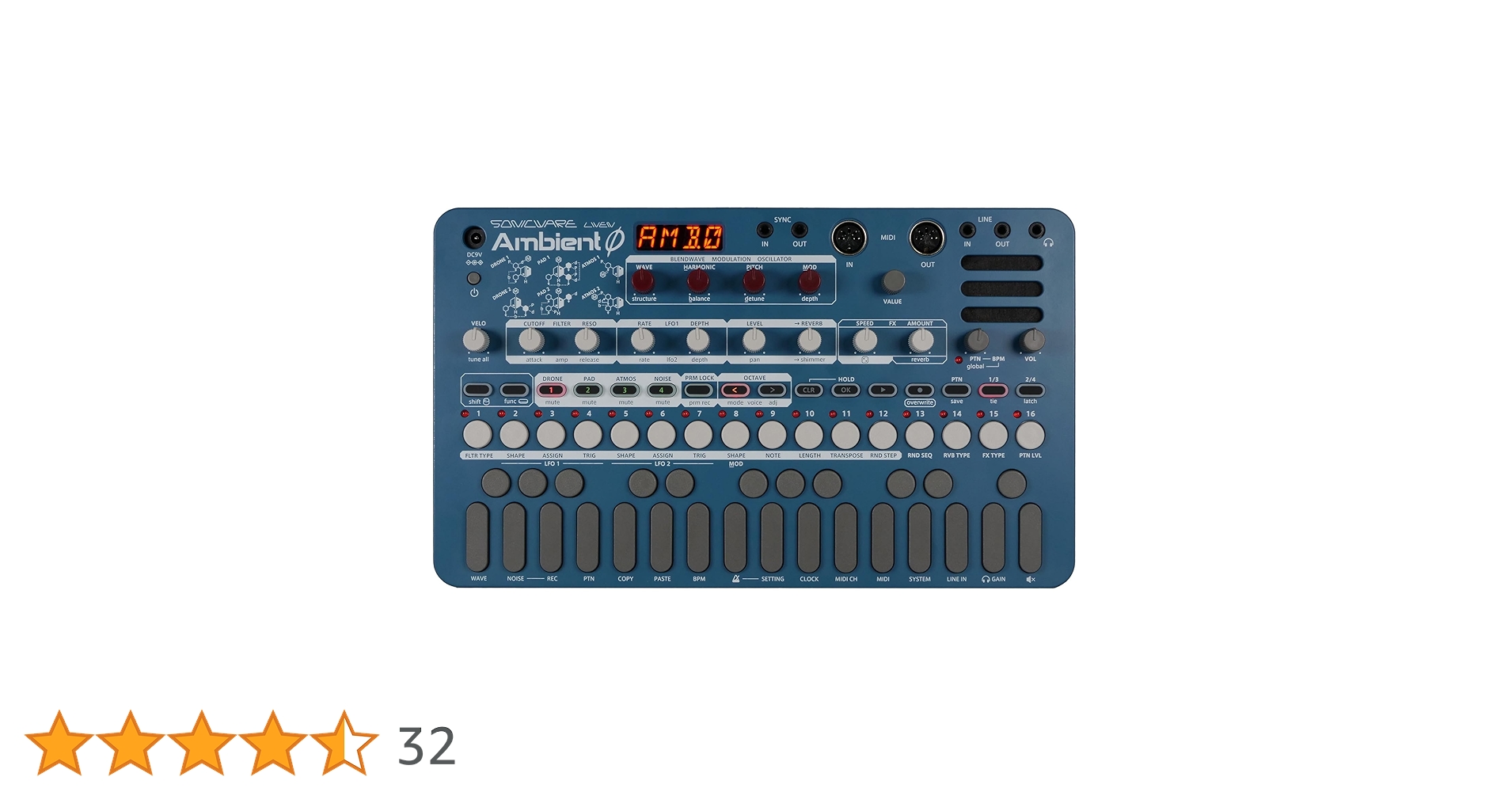鍵盤楽器 sonic ware ambient 0 Sonicware Liven Ambient Ø Soundscape Desktop SYNTHESIZER NEW