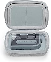Vista 1 de Estuche rígido de viaje para Carson MicroBrite Plus 60x-120x microscopio de bolsillo con luz LED (MM-300), bolsa de transporte portátil compatible