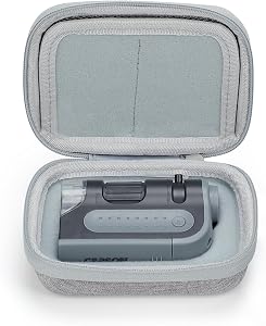Hard Travel Case for Carson MicroBrite Plus 60x-120x LED Lighted Pocket Microscope (MM-300), Portable Carrying Bag Compatible for Bebang Pocket Microscope and LAKWAR Pocket Microscope …