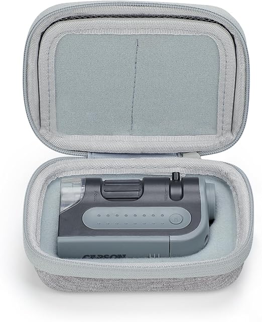 Cas de voyage difficile pour Carson MicroBrite Plus 60x-120x LED Microscope de poche éclairé (MM-300), Sac de transport portable compatible avec le microscope de poche de Bebang et LAKWAR Microscope de poche …