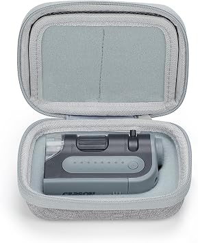 Hard Travel Case for Carson MicroBrite Plus 60x-120x LED Lighted Pocket Microscope (MM-300), Portable Carrying Bag Compatible for Bebang Pocket Microscope and LAKWAR Pocket Microscope