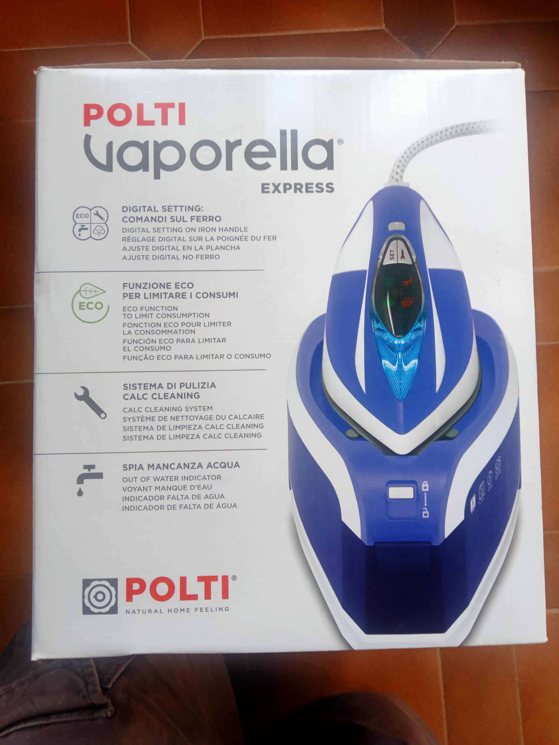 POLTI Planchas de Vapor de la Marca Modelo Ferro Car.Continua VAPORELLA Express VE30.30