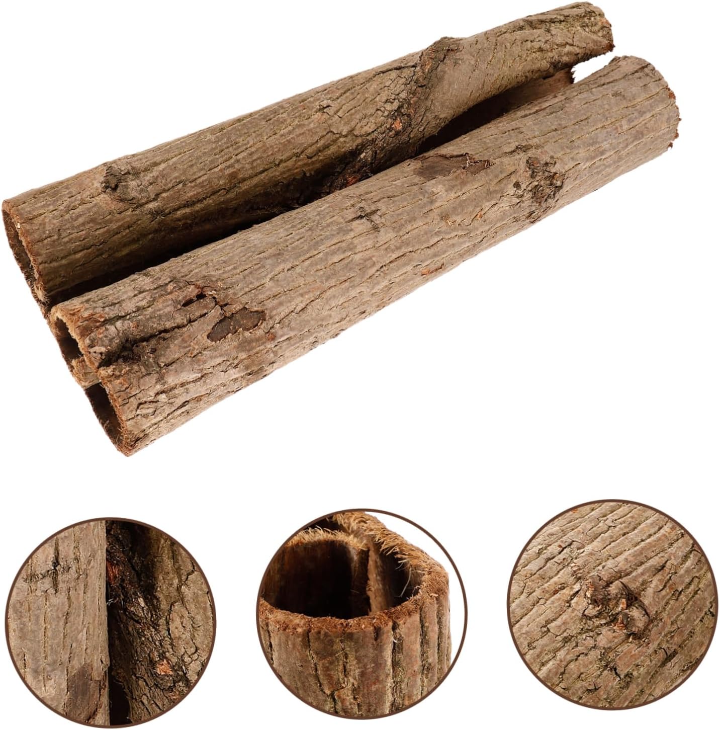 Natural Bark Decoration for Pipes Real Skin Cover Waterproof Sewer Decor Insulation for Heating Pipes and Home Decor