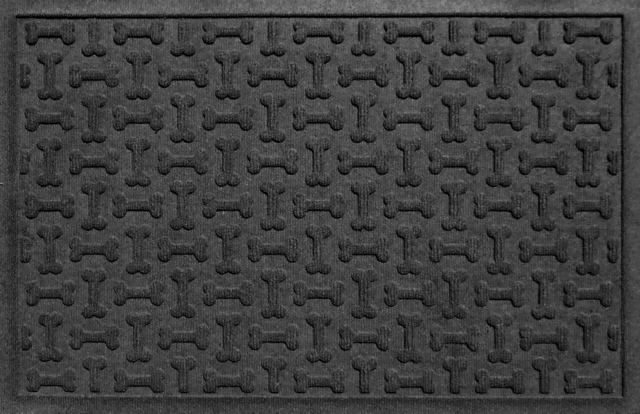 Hudson Exchange 4604 Waterhog Dog Bone Floor Mat, 23" L x 35" W, Charcoal