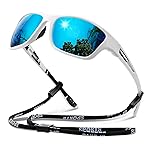 suoso Polarized Sports Sunglasses for Men: UV400 Protection Glasses Womens Wrap Around Goggles for Driving Fishing