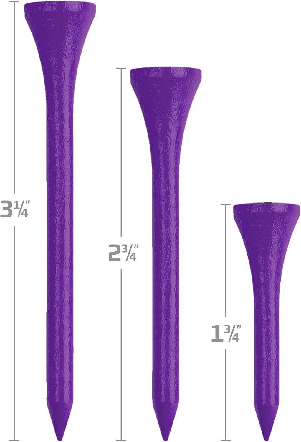 Izzo Wood Golf Tees (200 Pack) image 2