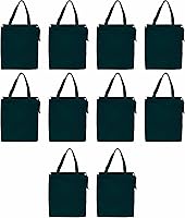 Vista 17 de DISCOUNT PROMOS Juego de 10 bolsas de mano aisladas no tejidas, paquete a granel, reutilizables, ideales para picnic, camping, playa, actividades al