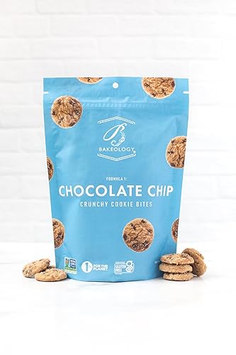 Miniatura 7 de Bakeology Galletas sin gluten – Mini galletas veganas crujientes con chispas de chocolate – Snacks sin gluten sin lácteos – Disfruta de dulces de