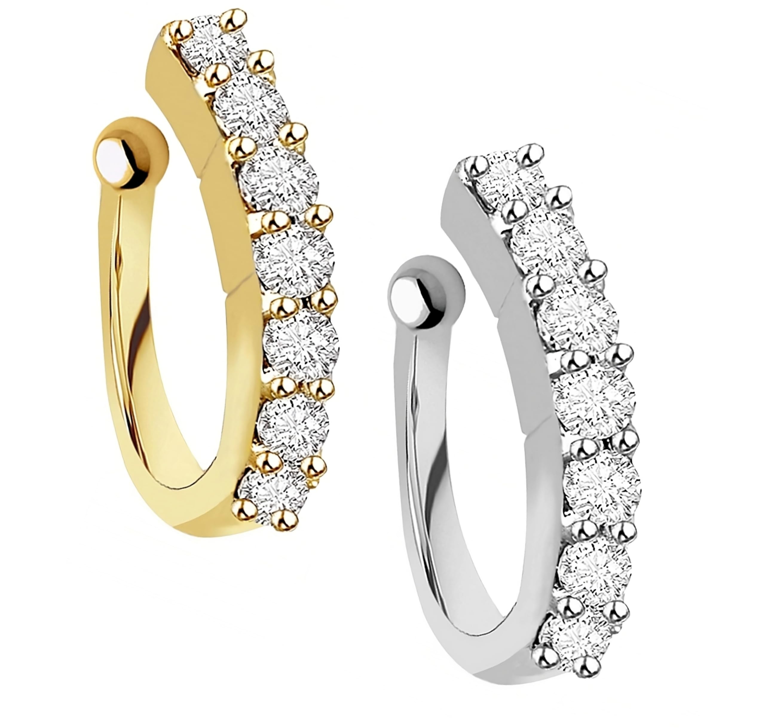 VAMA FASHIONS Golden Nose Pin Combo Without Piercing Press Nose Ring Combo Stud for Women - 2 PCS (B07P6XV2LW) Amazon Price History, Amazon Price Tracker