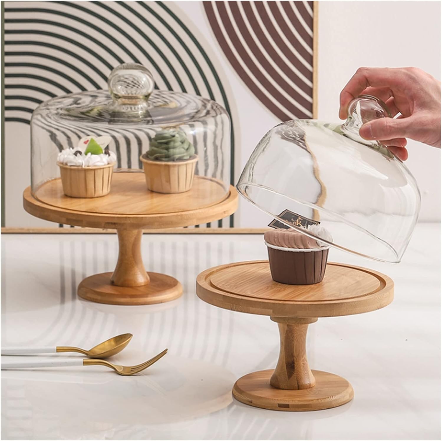 ガラス製ケーキスタンド 直径30cm ケーキスタンド 直径30cm 30cm 限定