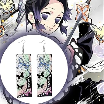 9ペア アニメ 鬼滅の刃 イヤリング 女性用 トレンディ タンジロ コスプレ ジュエリー 絶妙なコスプレ アニメ ドロップ ユニーク クリエイティブ ドレスアップ イヤリング アクセサリー 女性用 両面アクリル Ugoearring12