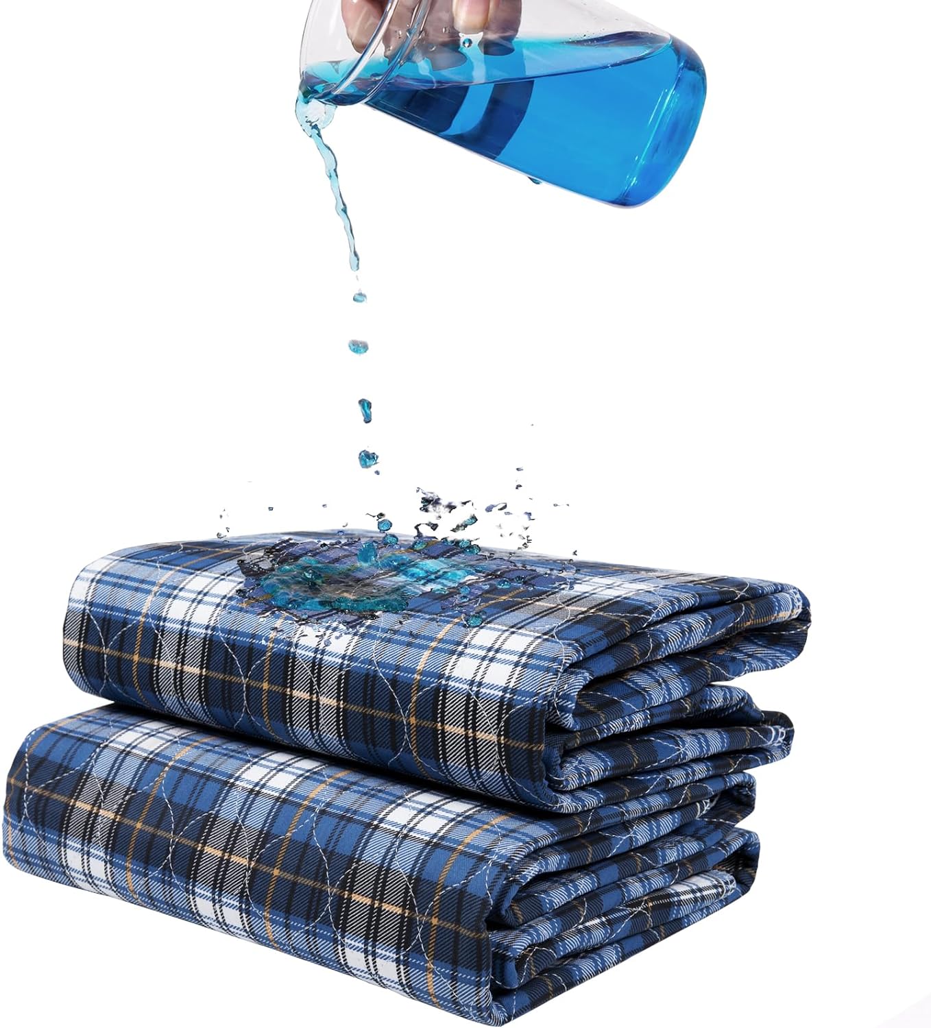 Brosive NonSlip Bed Pads for Incontinence Washable (36" x 52"2 Pack