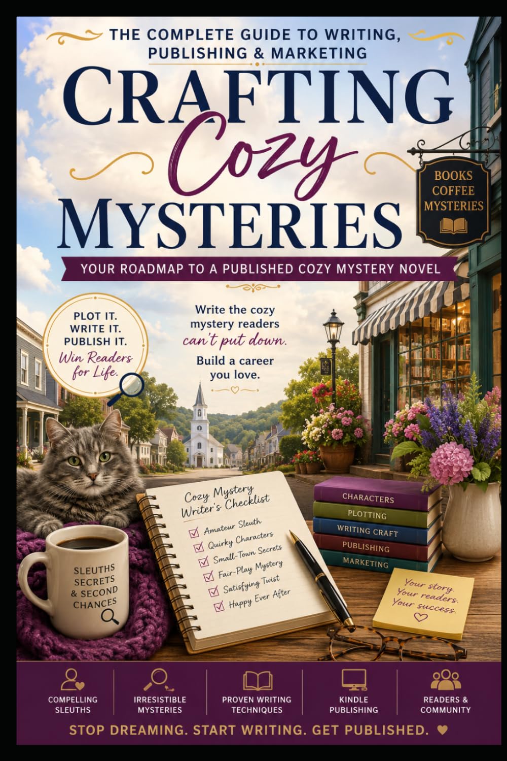 Crafting Cozy Mysteries: From Idea to Published Novel — The Beginner's Guide to Writing, Plotting & Selling Your Cozy Mystery