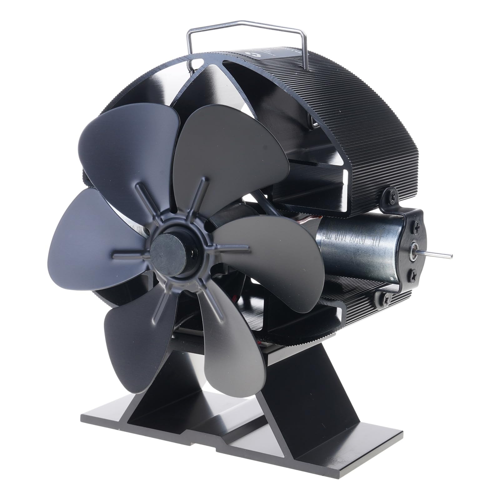 Kalttoy Heat Powered Stove Fan For Wood Burning Quiet Upgraded Aluminum Alloy Fan For Comfortable Environment Wood Stove