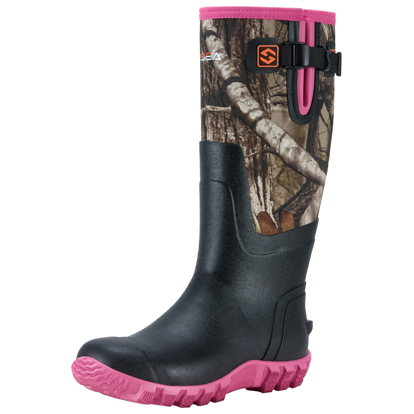 HISEA Women's Mid Calf Rain Boot