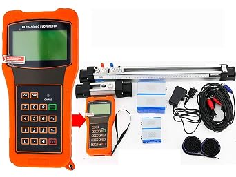 Handheld Ultrasonic Flow Meter Flowmeters for Liquid DN50-6000mm with TM-1 TL-1 Transducer HM Bracket Sensor EB-1 Extend Stents