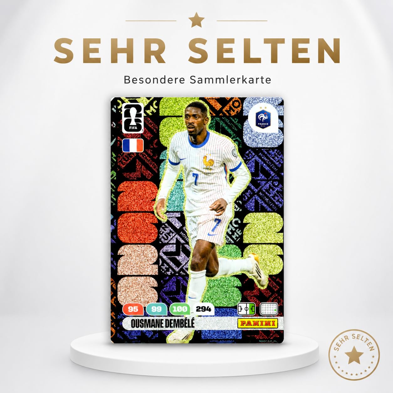 World Cup 2026 Adrenalyn XL | WM 26 | Sammelkarten Momentum Card | Momentum Dembele
