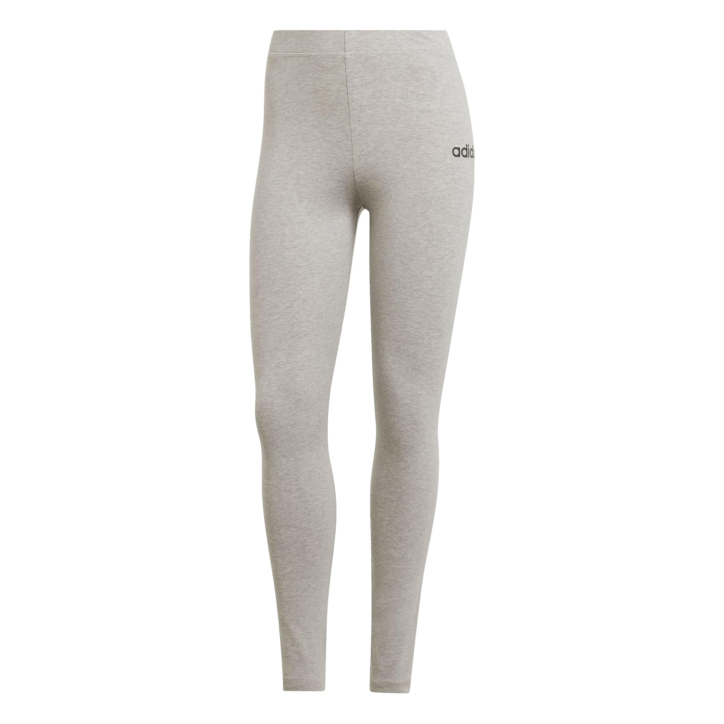Adidas Women Essentials Linear Cotton Leggings Grey