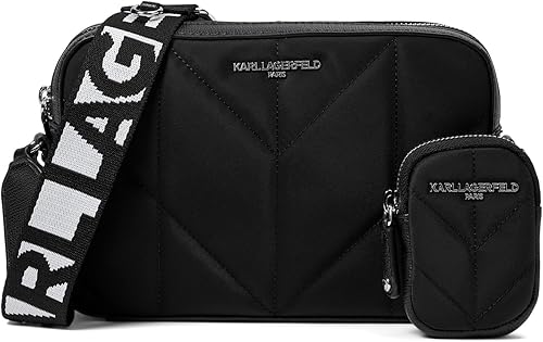 Karl Lagerfeld Paris Women's Maybelle Graphic Camera Crossbody