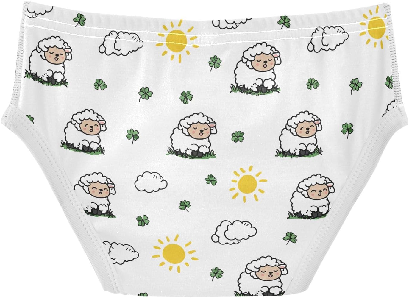 visesunny Boys Training Underwear Cute Sun Sheep Breathe Cotton Potty Briefs Size 2T-8Y for Toddler