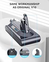 Morpilot 6500 mAh akkumulátor Dyson V10 SV12 porszívóhoz 6