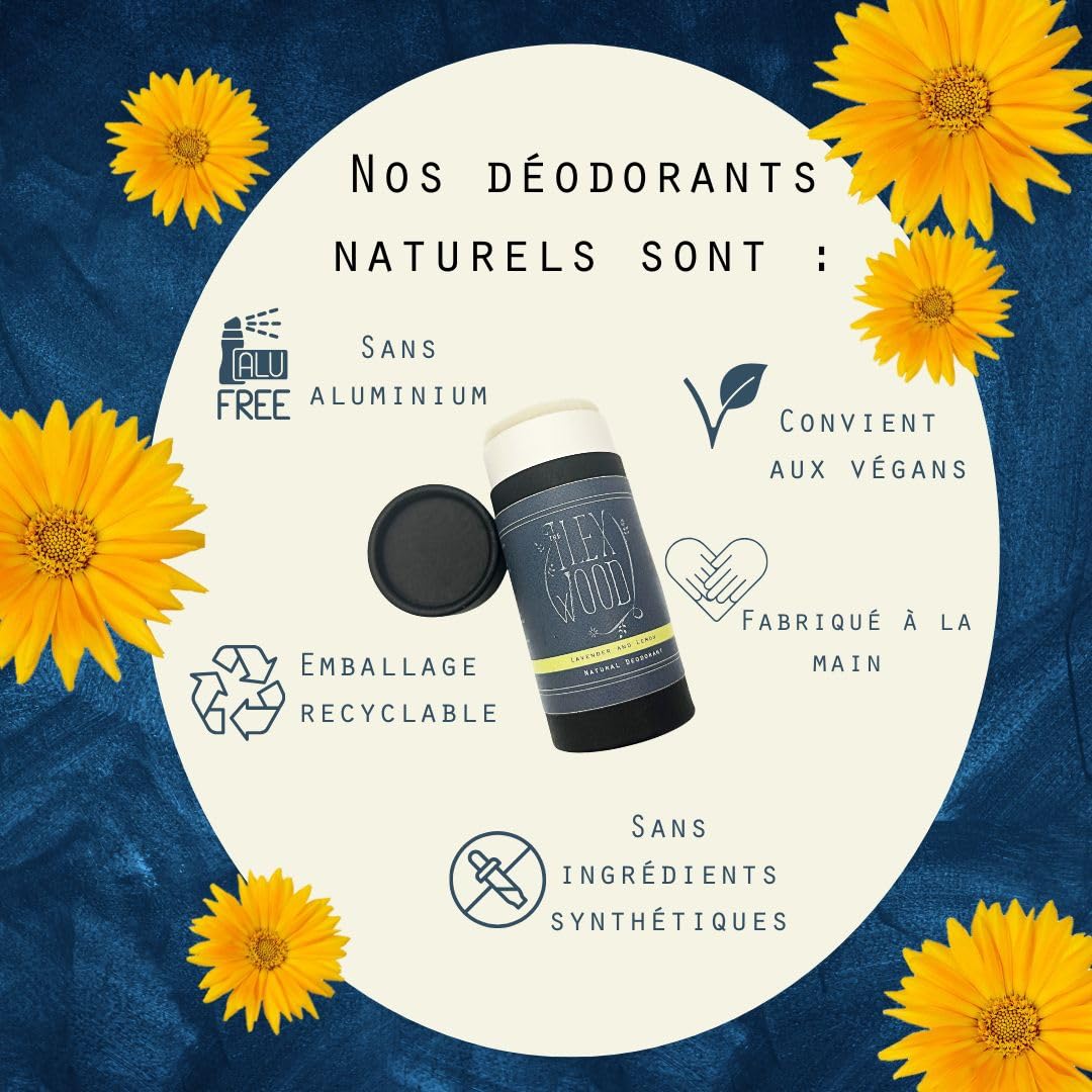 The Ilex Wood - Déodorant naturel boisé au patchouli épicé - 70 ml. Dans un tube en carton écologique, végétalien, sans plastique, sans alcool, sans toxines, sans sels d'aluminium et sans cruauté